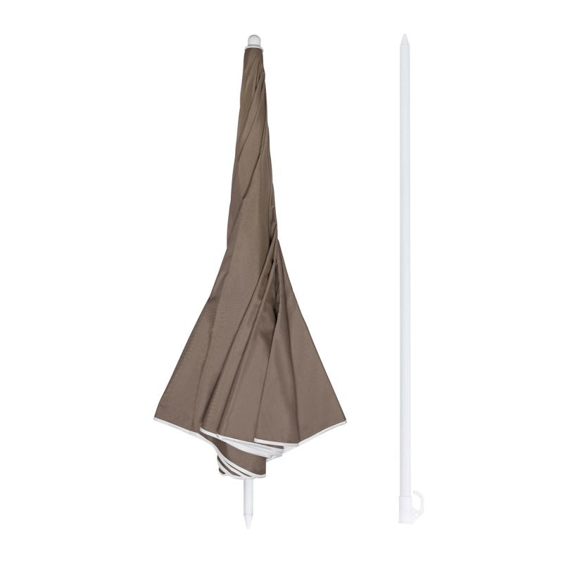 Sekey ∅ 160 cm beach umbrella with protective cover, sun protection UV25+