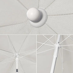 Sekey ∅ 160 cm Strandschirm mit Schutzhülle, Sonnenschutz UV25+ Sekey