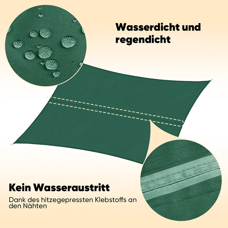 Sekey Sonnensegel mit Kit PES Sonnenschutzsegel Wasserdicht