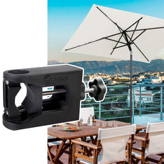 Sekey 180 x 130 cm balcony umbrella rectangular with balcony railing, sun protection UV50+