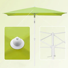 Sekey 180 x 125 cm Balkonschirm Rechteckig mit Schutzhülle, Sonnenschutz UV50+ Sekey