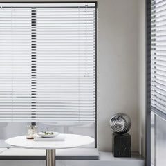 Sekey aluminium blinds without drilling, 25mm aluminium slats, silver