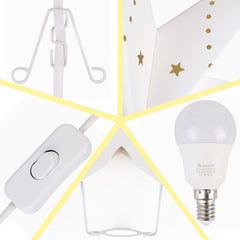 Salcar 55 cm / 75 cm LED paper star for hanging