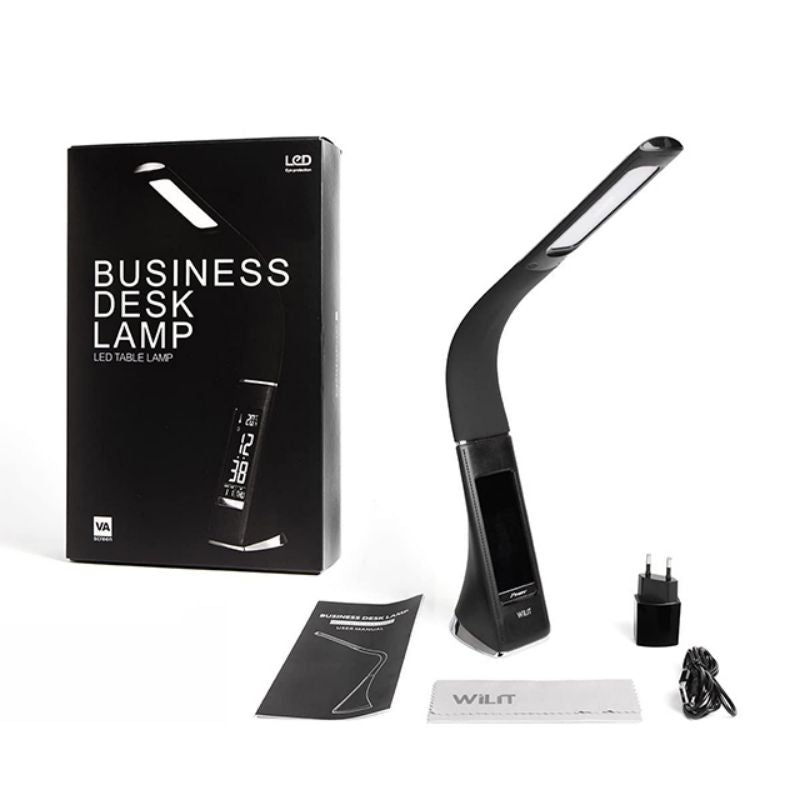 WILIT U2A 5W LED desk lamp, with 3 brightness levels, with alarm clock