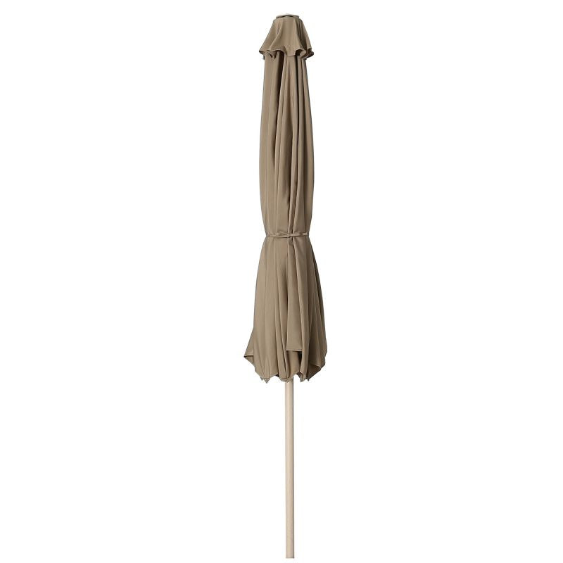 Sekey 300 cm parasol with crank, sun protection UV50+, made of wood-metal