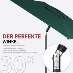 Sekey 180 x 130 cm balcony umbrella rectangular, sun protection UV50+