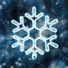 Salcar 40 cm LED snowflake neon light