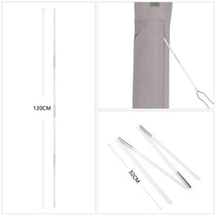 Sekey 190 x 30/50 cm protective cover for 350 cm parasol, made of Oxford fabric