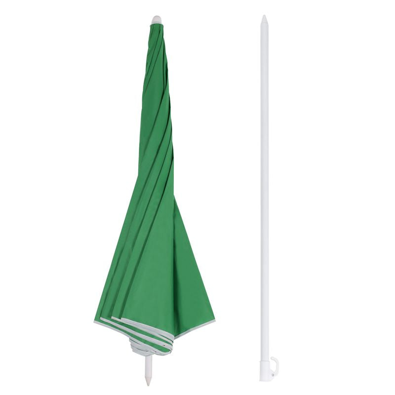 Sekey ∅ 160 cm beach umbrella with protective cover, sun protection UV25+