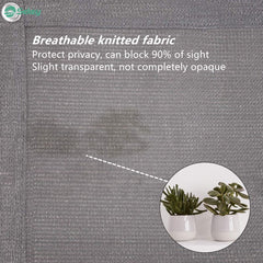 Sekey balcony privacy screen made of 220 g/m² HDPE, anthracite