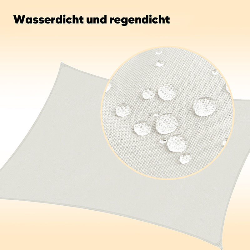 Sekey Sonnensegel mit Kit PES Sonnenschutzsegel Wasserdicht