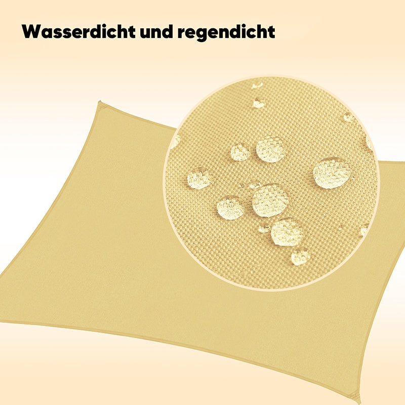 Sekey Sonnensegel mit Kit PES Sonnenschutzsegel Wasserdicht