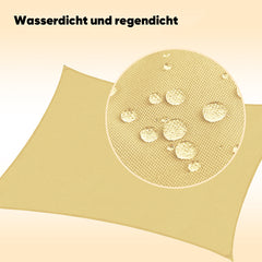 Sekey Sun Shade Sail with Kit PES Sun Protection Sail Waterproof 