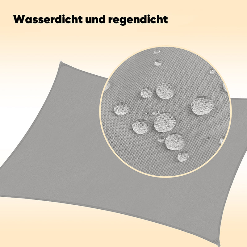 Sekey Sonnensegel mit Kit PES Sonnenschutzsegel Wasserdicht