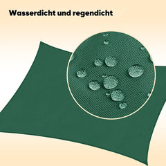 Sekey Sun Shade Sail with Kit PES Sun Protection Sail Waterproof 