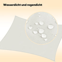 Sekey Sonnensegel mit Kit PES Sonnenschutzsegel Wasserdicht