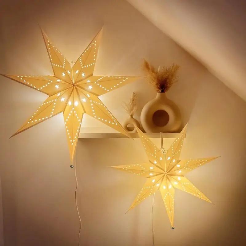 Salcar Schöner LED Papierstern