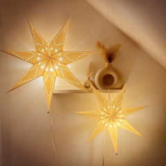 Salcar 55 cm / 75 cm LED paper star for hanging