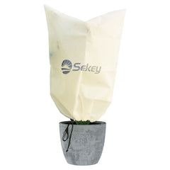 Sekey winter protection pot plant bag made of 80 g/m² nonwoven fabric, beige