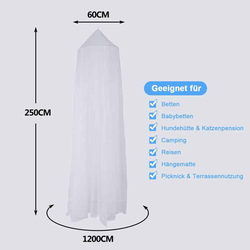 Sekey Round Mosquito Net for Bed