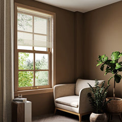 Sekey Aluminium-Jalousie ohne Bohren, 25mm Alu-Lamellen, Creme