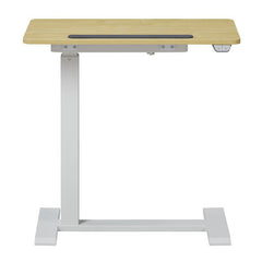 Kpwo Elektrischer Höhenverstellbarer Beistelltisch, mit Rädern, C-Form