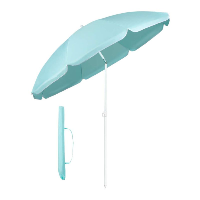 Sekey ∅ 160 cm beach umbrella with protective cover, sun protection UV25+