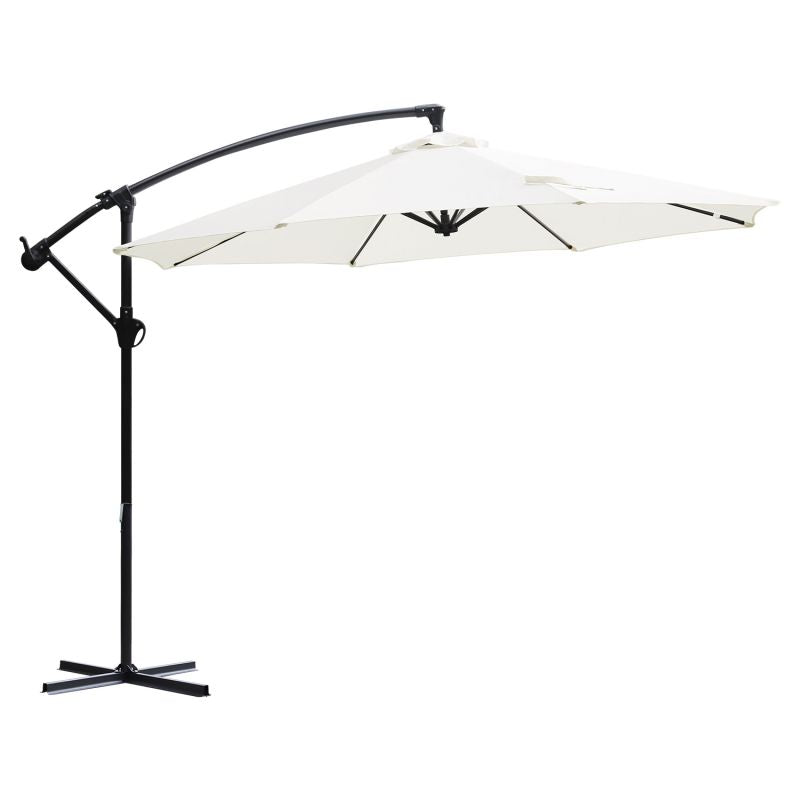 Sekey 300 cm cantilever umbrella, sun protection UV50+