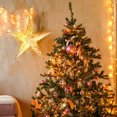 Salcar 60 cm LED Papierstern zum Aufhängen