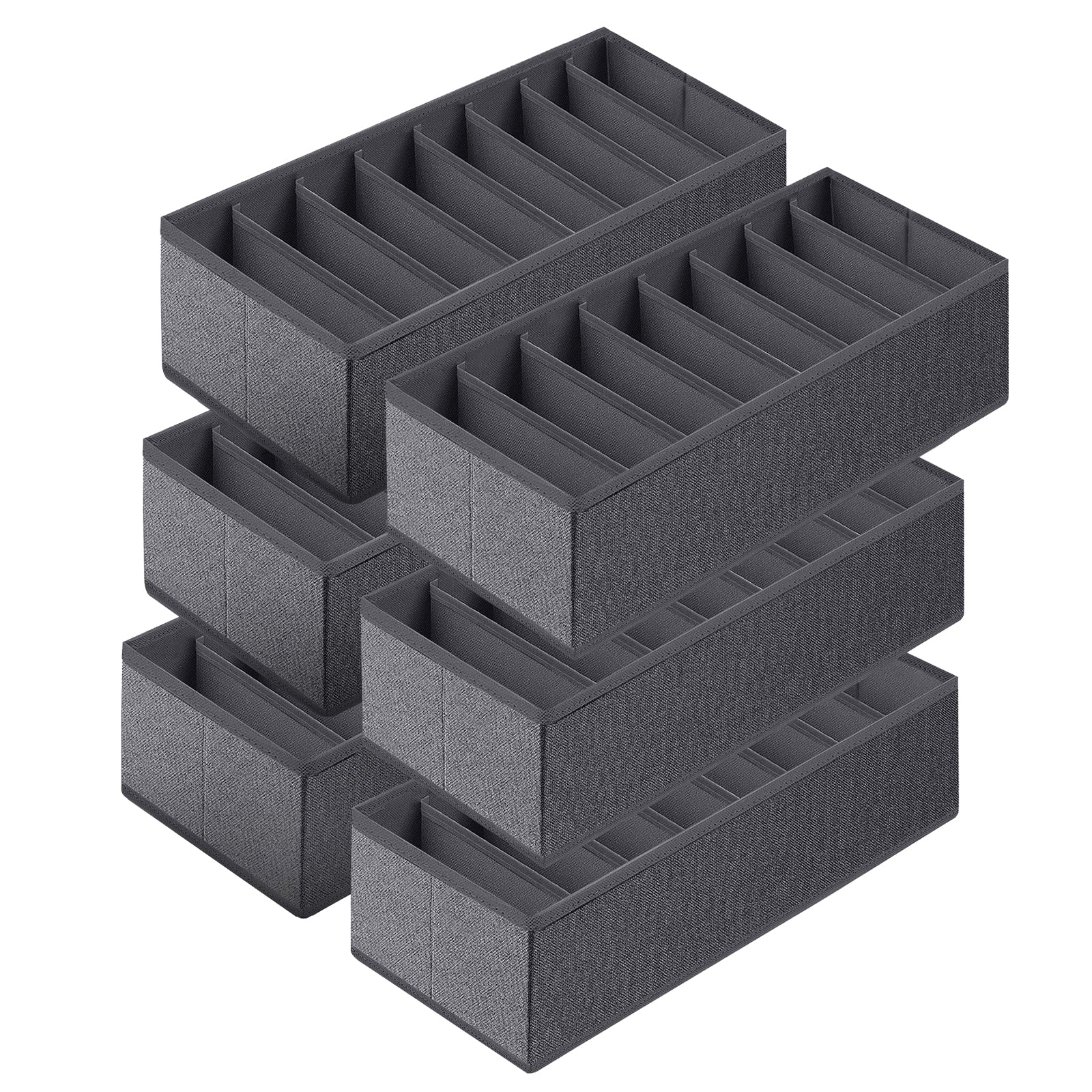 Sekey Schubladen-Organizer Set 8 Fächer, Vliesstoff, 2 Größen (19×40×1 – sekeymall