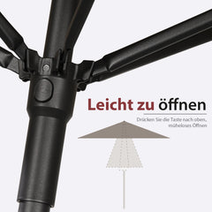 Sekey 180 x 130 cm balcony umbrella rectangular, sun protection UV50+