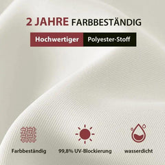 Sekey 200 x 125 cm Balkonschirm Rechteckig, Sonnenschutz UV50+ Sekey