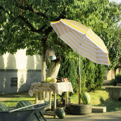 Sekey ∅ 160 cm Strandschirm mit Schutzhülle, Sonnenschutz UV25+ Sekey