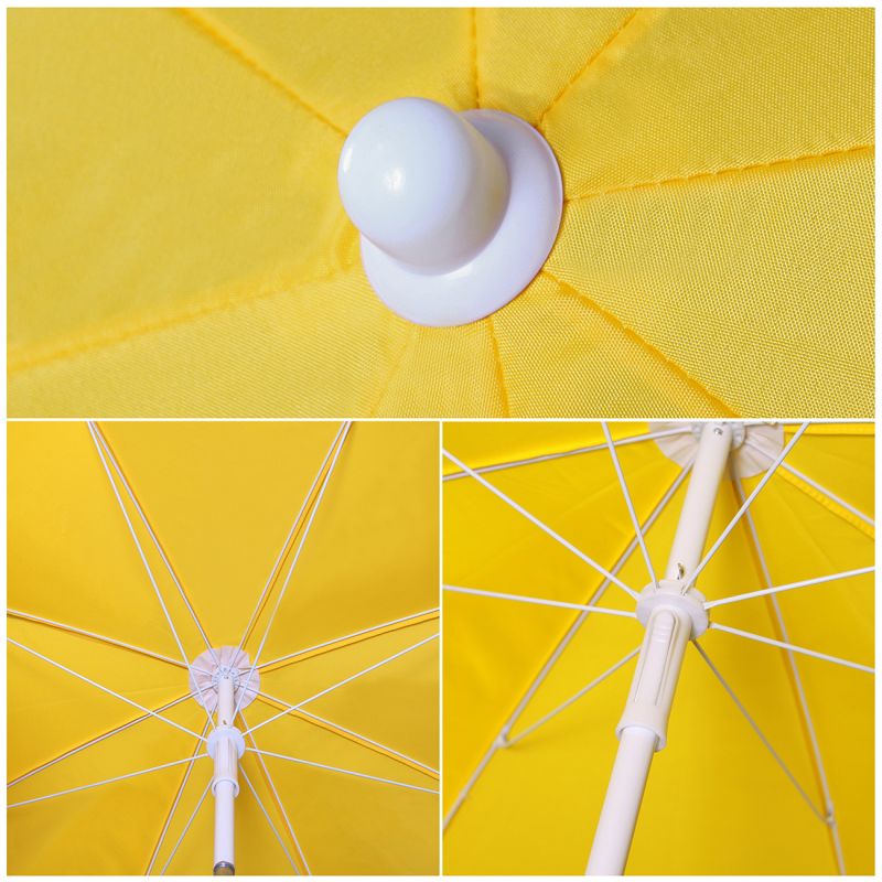 Sekey ∅ 160 cm beach umbrella with protective cover, sun protection UV25+