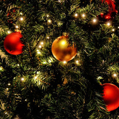 Salcar 2 m LED Lichterkette für Weihnachtsbaum, mit 8 Strängen, 280 LEDs, 31V GS-zertifizierte Stromversorgung