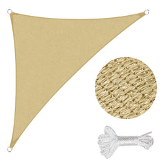 Sekey Sonnensegel HDPE Sonnenschutzsegel mit Seilen