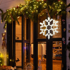 Salcar 40 cm LED snowflake neon light