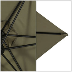 Sekey 270 cm aluminum parasol with crank, sun protection UV50+