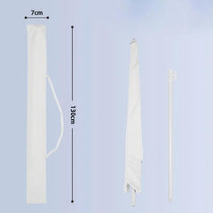 Sekey 180 x 125 cm Balkonschirm Rechteckig mit Schutzhülle, Sonnenschutz UV50+ Sekey