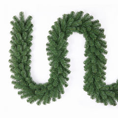 Salcar Christmas Garland Artificial Green PVC – 3m/5m/10m, Realistic Fir Garland for Indoor &amp; Outdoor Use, Decoration for Door, Fireplace &amp; Christmas Tree