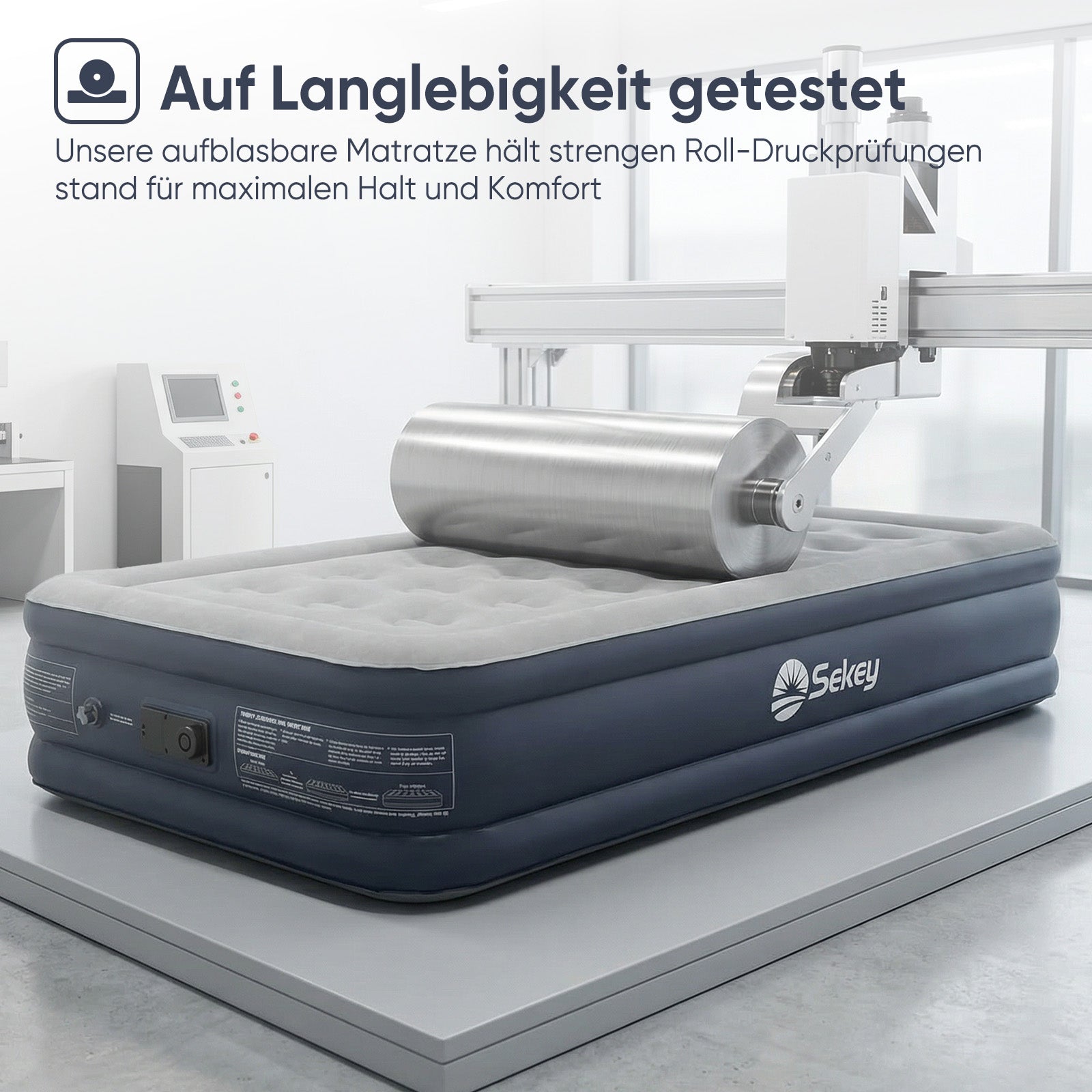 Sekey XXL Luftmatratze selbstaufblasend 1 Person 203×102×40 cm, extra – sekeymall
