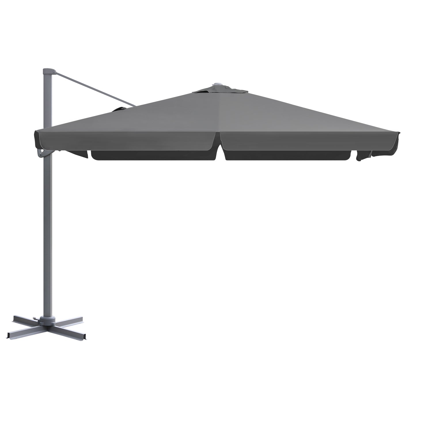 Sekey 300 cm x 300 cm cantilever parasol, sun protection UV50+