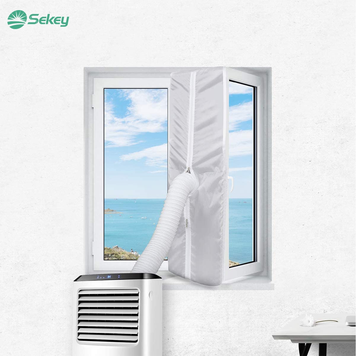 Fenster Abdichtung Fensterabdichtung 130cm für Mobil Klimaanlage Ablufttrockner 